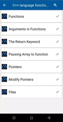 C++ Language android App screenshot 0