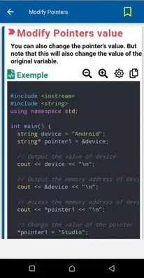 C++ Language android App screenshot 3