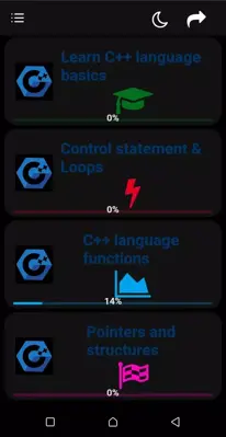 C++ Language android App screenshot 4